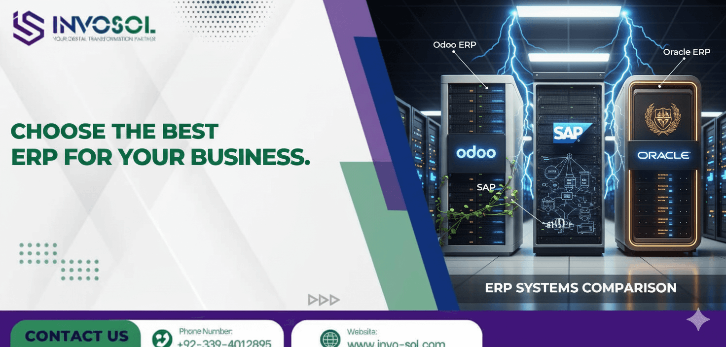 Odoo vs SAP vs Oracle: Which ERP is Right for Your Business in 2025?